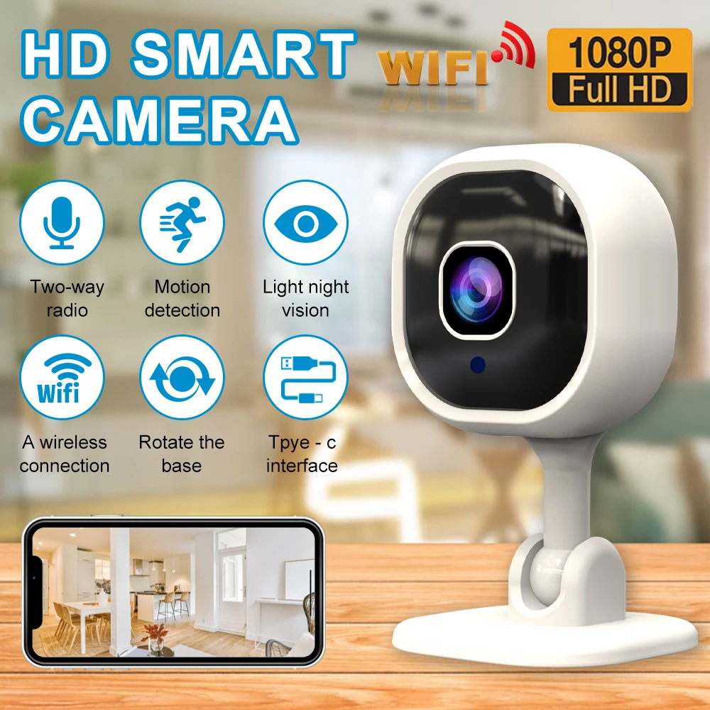 

New A3 mini camera Smart home item 1080P HD infrared Night Vision Indoor WiFi Camera Security Remote Viewing monitor Cam