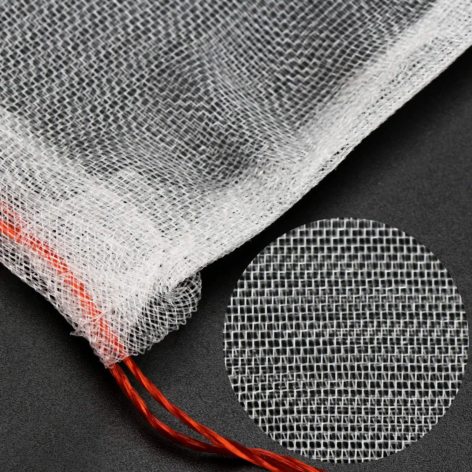 100PCS Garden Netting Bags Vegetable Grapes Apples Fruit Protection Bag Agricultural Pest Control Anti-Bird Mesh Grape Bag