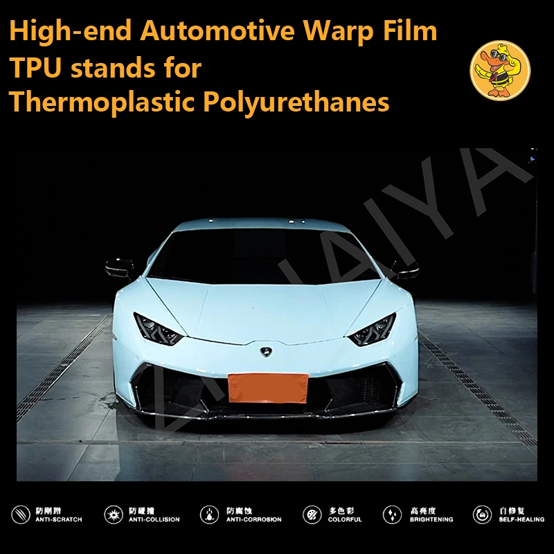 High-end Automotive TPU car stickers vinilo adhesivo para vinyl wrap covering film voiture Colour Glacier Blue 152*18M -