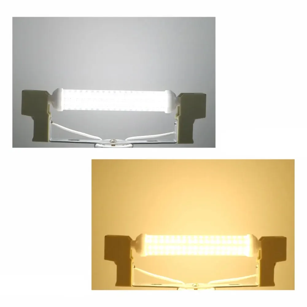 LED 디밍이 가능한 전구 R7S 옥수수 SMD2835 20W 30W LED 조명 AC 220V 할로겐 램프 교체 투광 조명 차가운 따뜻한 흰색
