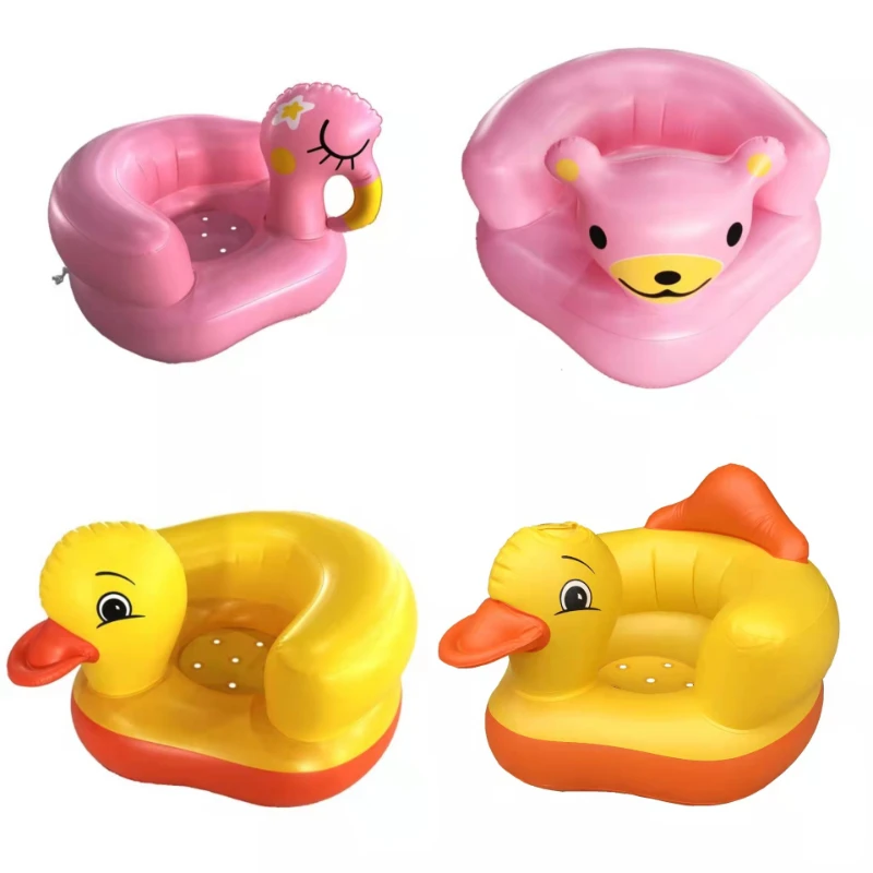 Baby Inflatable Academic Chair Baby Shower Chair Dining Chair BB Small Sofa Portable and Foldable Inflatable Chair Baby Seat - Image 3