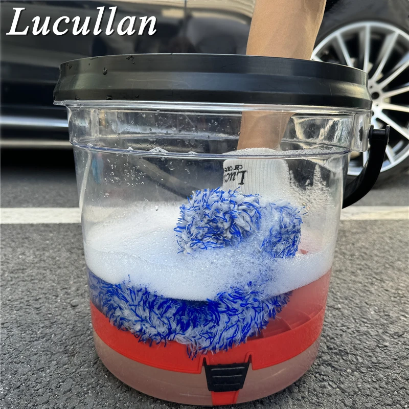 Lucullan Dirt Grit Lock Car Wash Bucket Insert With Flexible