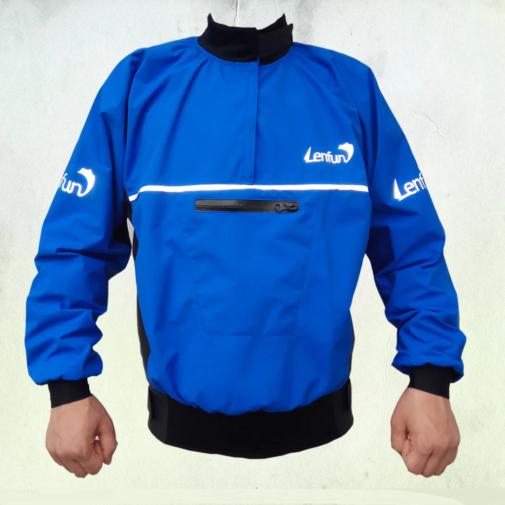 Semi-dry Tops Spray Jackets for Kayak Canoeing Sailing Fishing Surfing