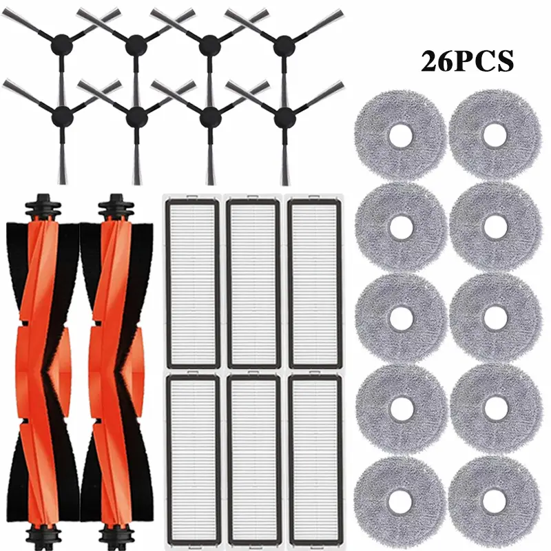 For Xiaomi Robot Vacuum S20+ / S10 Plus / B108GL / B105 Parts Accessories Main Side Brush Hepa Filter Mop Cloth Replacement - Image 8