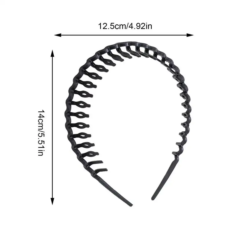 Wavy Headband Sports Female Non-slip Wave Hairband Bangs Holder Hair Accessories Skinny Hairpin Accessories Fashion Head Bands