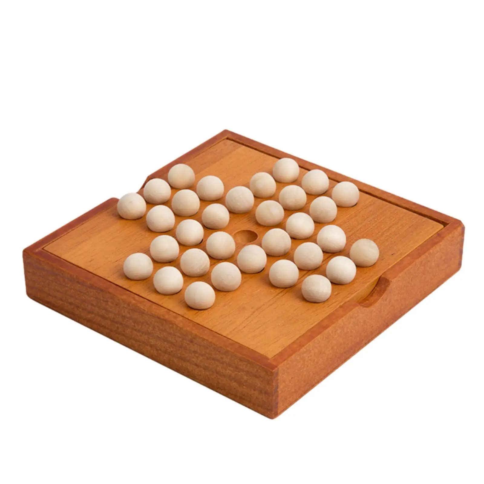 Solitaire Game Chess Toy Classical Table Top Game for Living Room Decor Kids