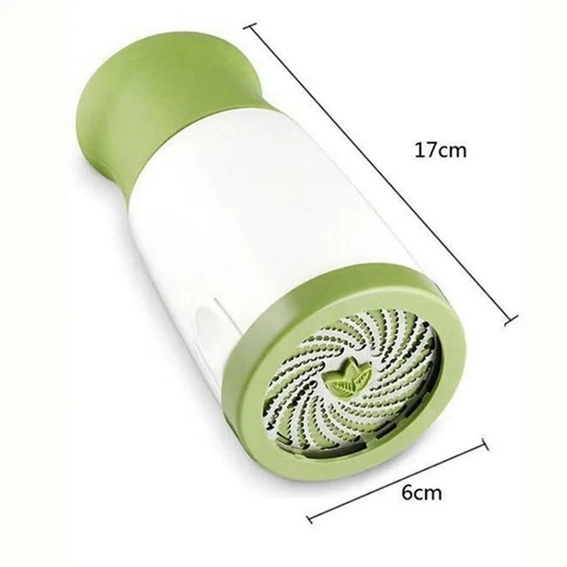 Manual Herb Grinder Spice Mill Parsley Shredder Chopper Vegetable Cutter Coriander Mincer Chili and Cilantro Kitchen Gaget