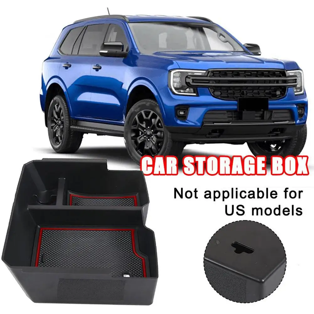 

Подлокотник для хранения для FORD Ranger/Everest 2023, органайзер, поднос, внутренний автомобильный контейнер для наведения порядка, держатель, Стайлинг, автомобильный аксессуар B7A5
