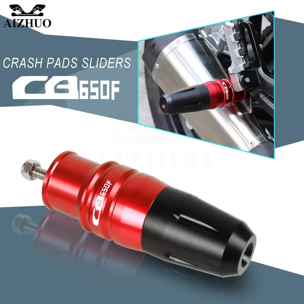 

For Honda CB650F CB 650F Hornet 2007-2013 2012 11 Frame Crash Bar Engine Case Sliders Crash Pads Exhaust Sliders Crash Protector