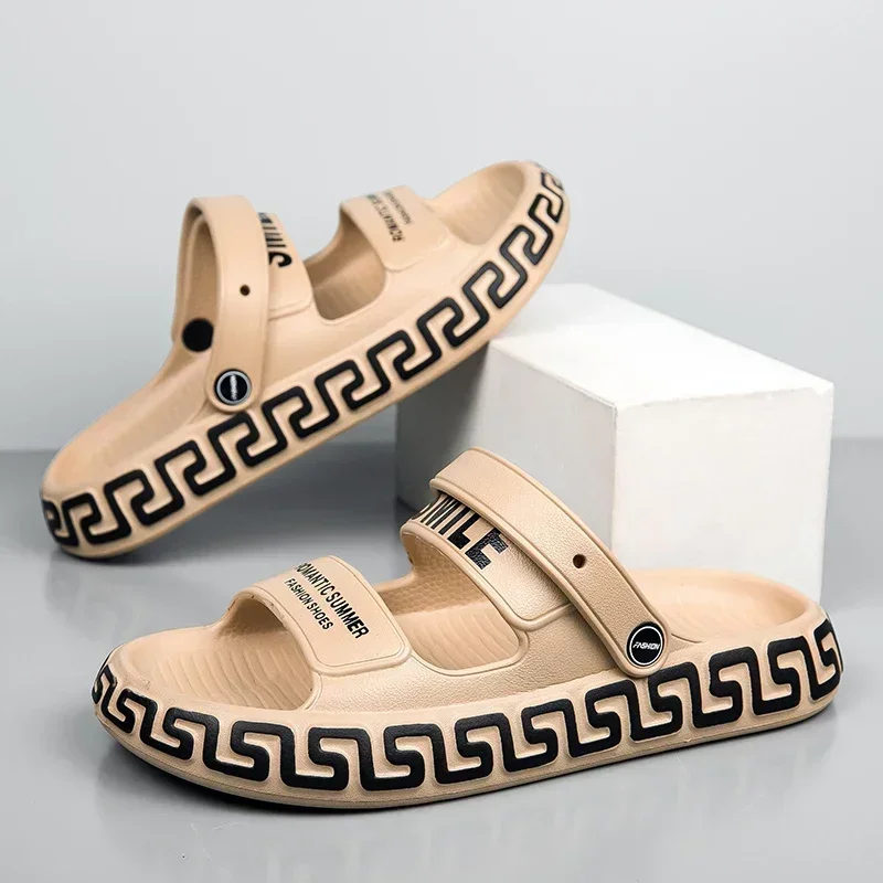 نعال سحابية مريحة مانعة للانزلاق للرجال ، صنادل ال...