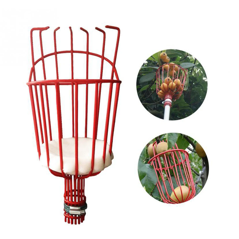Fruitplukker Hoofd Hulpmiddel Diepe Harvester Mand Fruit Grabber