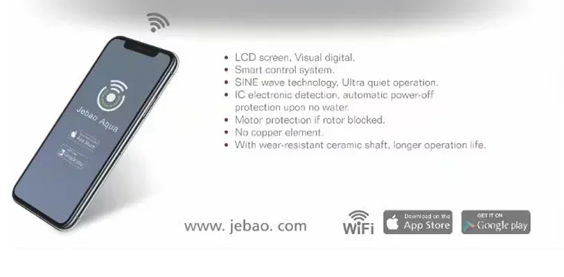 Water Pump Aquarium Water Pump Fish Tank Pump Jebao MDP Series LCD Display Wifi Control Fish Tank Water Pump