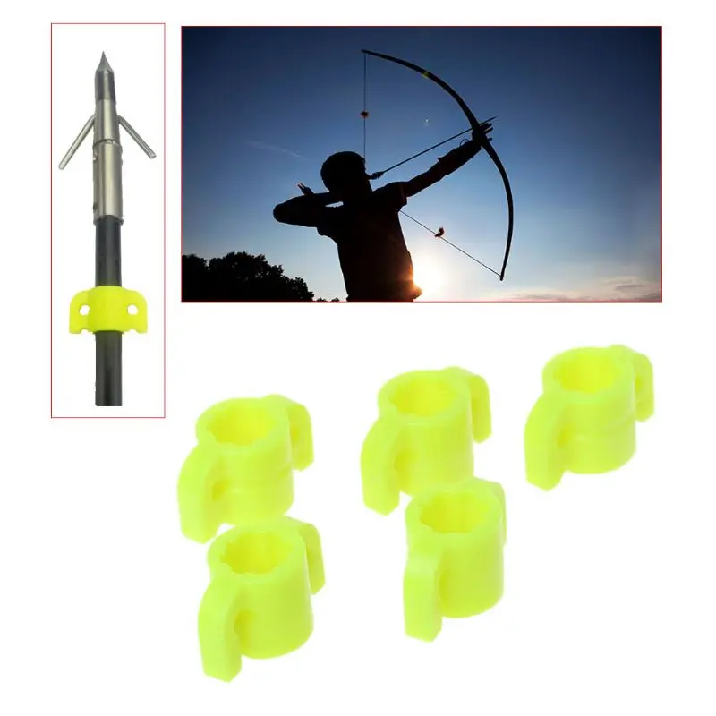 

5pcs Slider Bow Fishing 8mm Diameter for Arrow Safety Slide Hun Drop Shipping