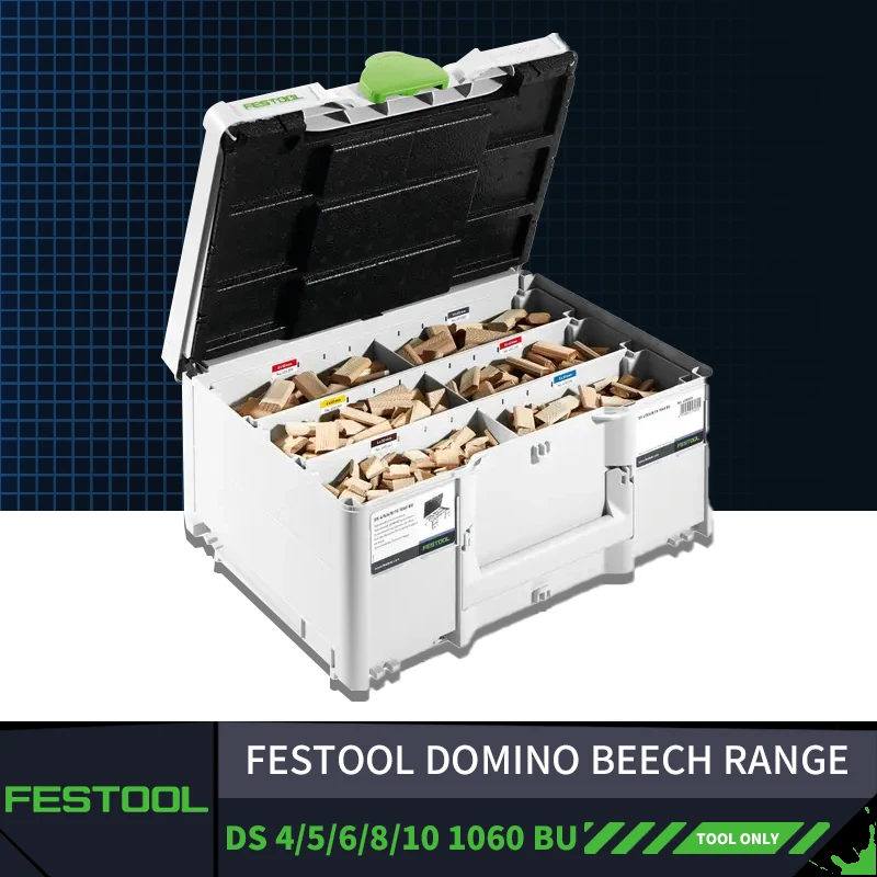 Festool Ds 4/5/6/8/10 1060 Bu Domino Faggio Gamma Ds 4/5/6/8/10 1060 Bu Grigio 576794