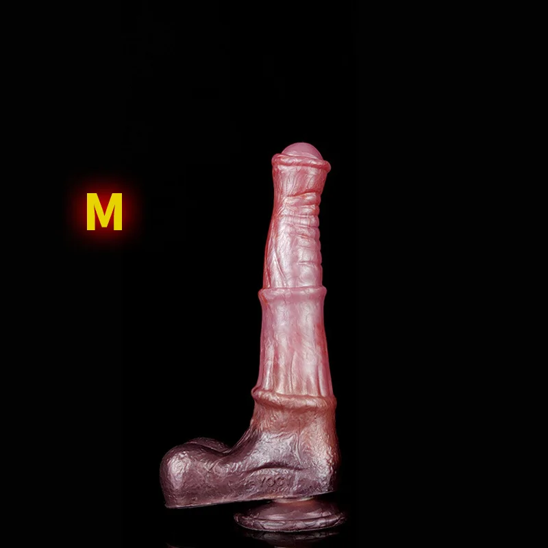 YOCY Realistic Horse Dildo Silicone 13.69 inch Huge Long Dildo For Anal Stimulation G-Spot Penis Cock With Sucker Adult Sex Shop