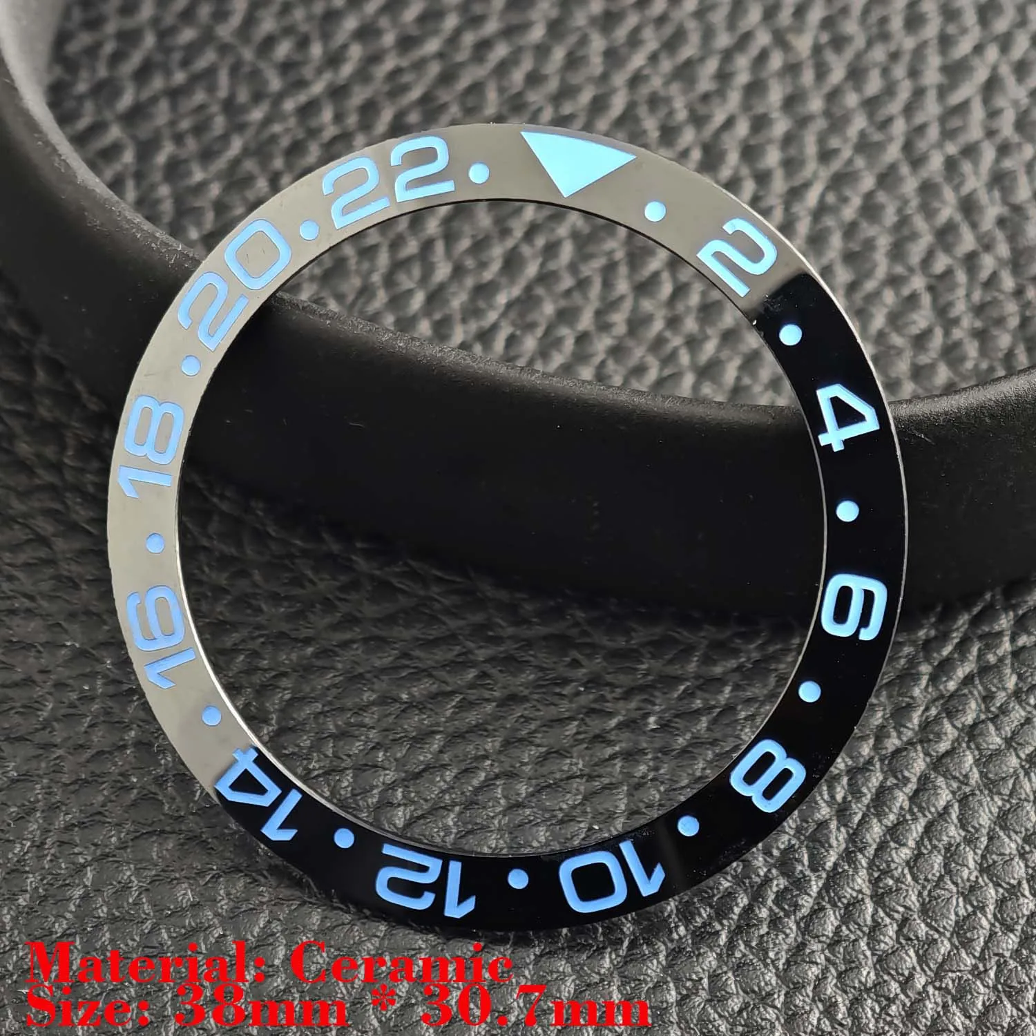 Ceramic Luminous Bezel Insert for Men's Watch - Premium Replacement Accessory