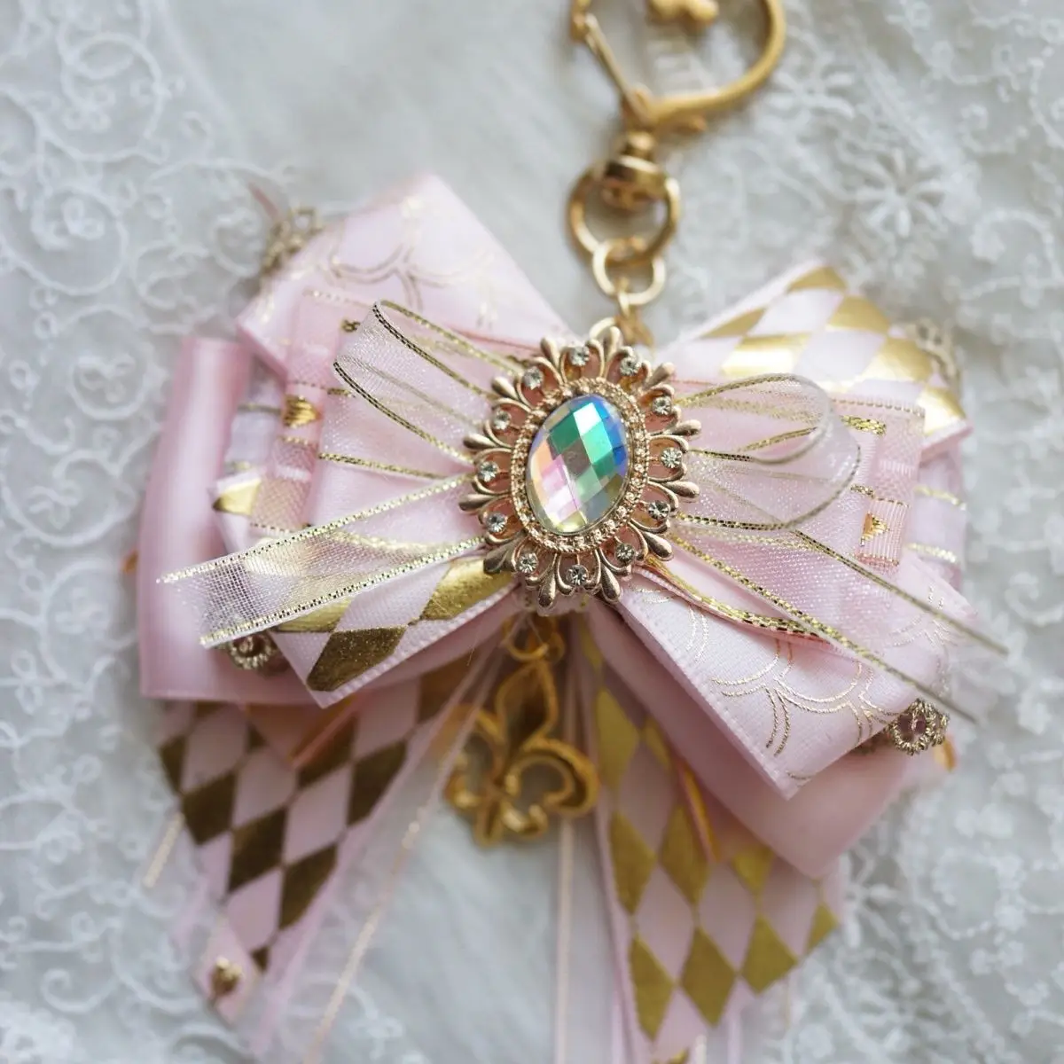 Luxury Ita Bag Accessories: Bow Hangings & Keychain Enhancements