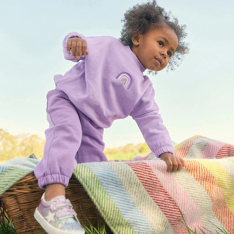 

New Autumn Long Sleeve Girls' Sweater Set Children's Set Cute Children's Set