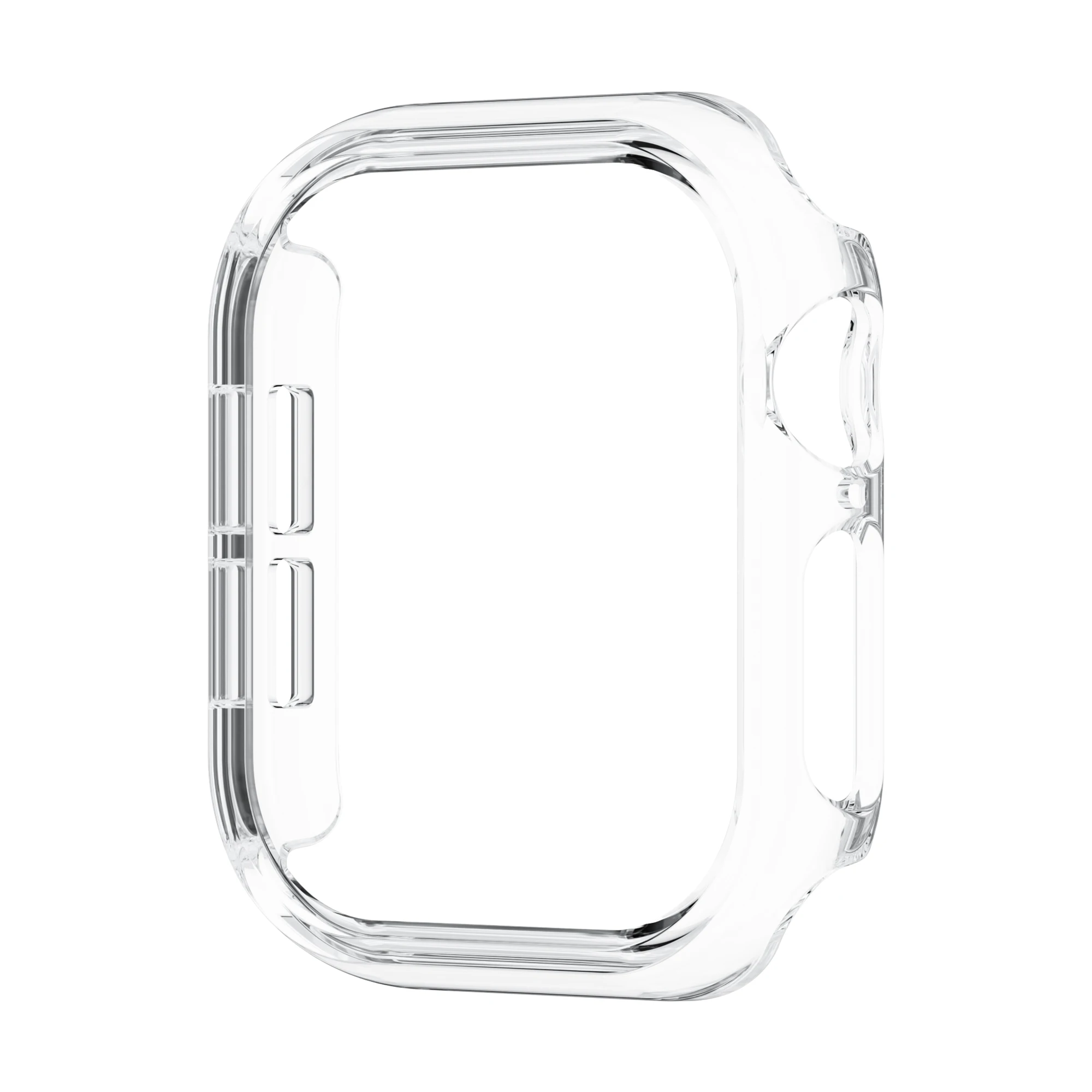 Premium Hollow Protective Frame for Apple Watch – Hard Bumper Shell Cover