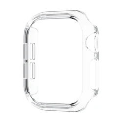 Premium Hollow Protective Frame for Apple Watch - Hard Bumper Shell Cover (Transparent)