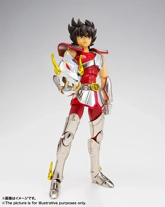 Bandai Original Saint Seiya Bronze Pegasus Seiya V1 Safety Cap Helmet Metal Armor Action Figure Model Collection Initial Bronze