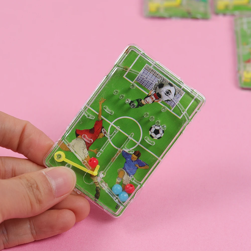 12Pc Football Theme Maze Game Early Educational Toy for Kids Birthday Party Favors Boy Sports Soccer Gift Giveaway Pinata Filler