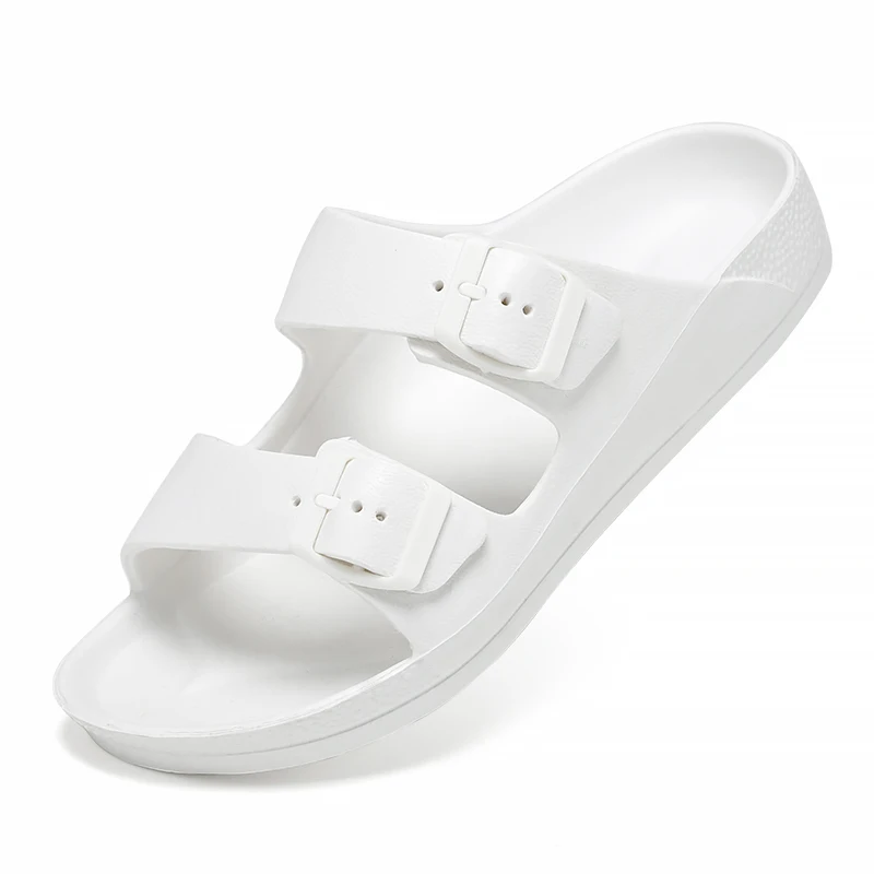 Summer Women Lightweight Rubber Slippers Clogs Garden Shoes Beach Sandals Indoor Home Slides Soft Free shipping Big Size 43 44 5