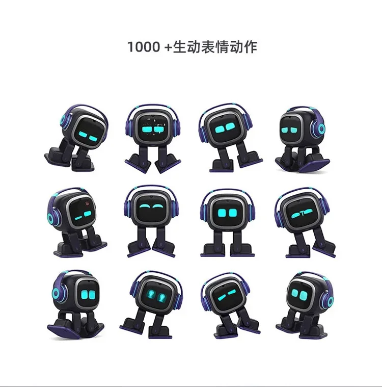 Emo Robot Emopet Intelligent Robots Voice Interaction Accompany Ai Children Electronic Pet For Desktop Ai Face Recognition Robot