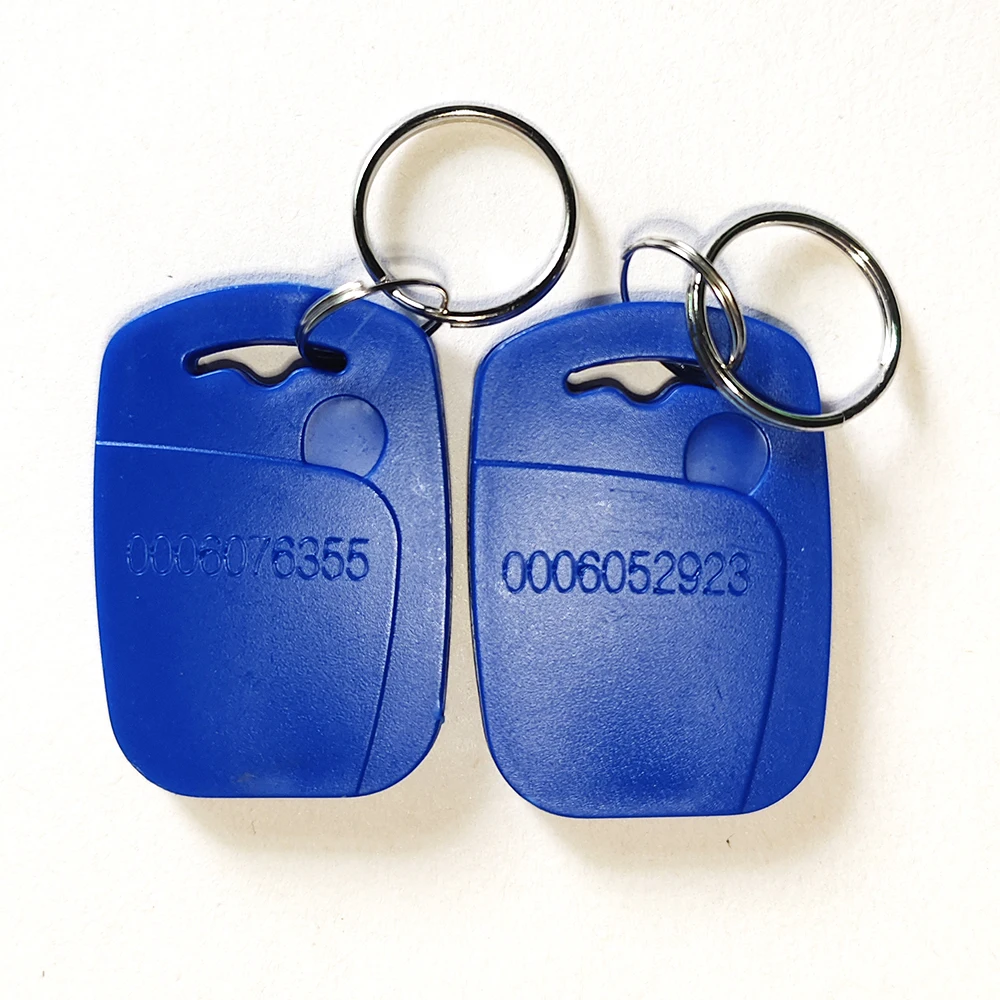 Pack of 100 RFID Key Fob Keychain Tags