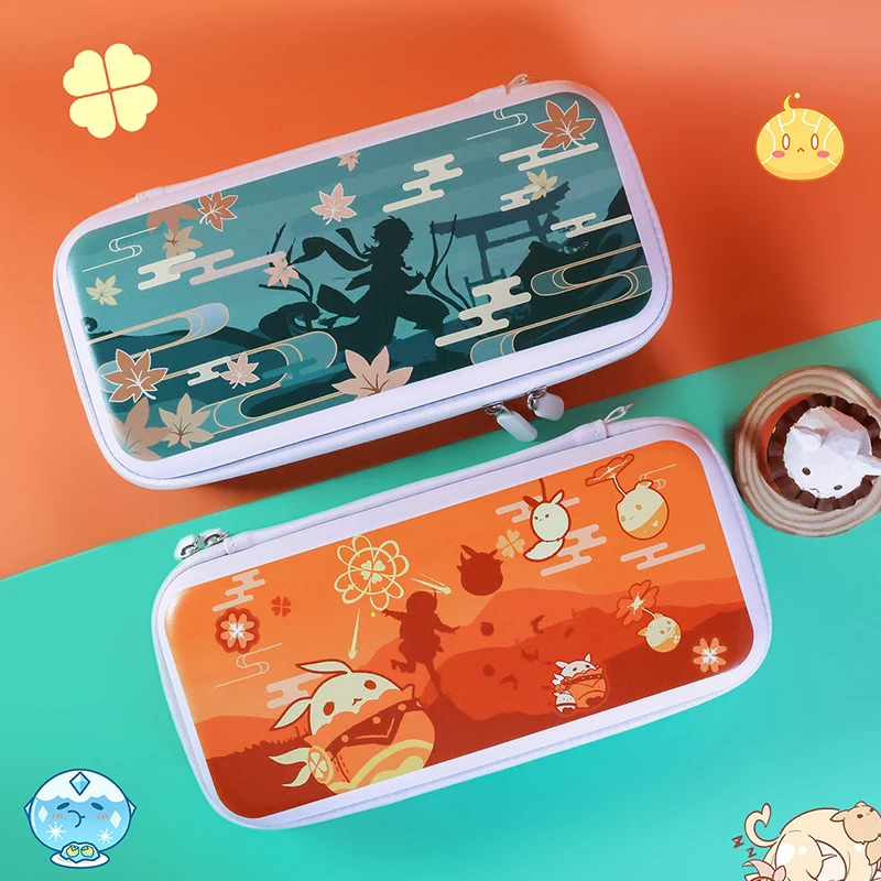 

Anime Storage Bag For Nintendo Switch Oled Portable Travel Carrying Handbag JonCon Protective Cover for NS Switch Pouch Case