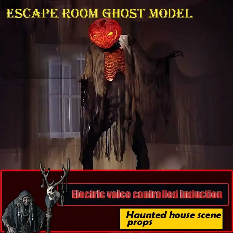 Escape room ghost model electric escape room haunted house scene props