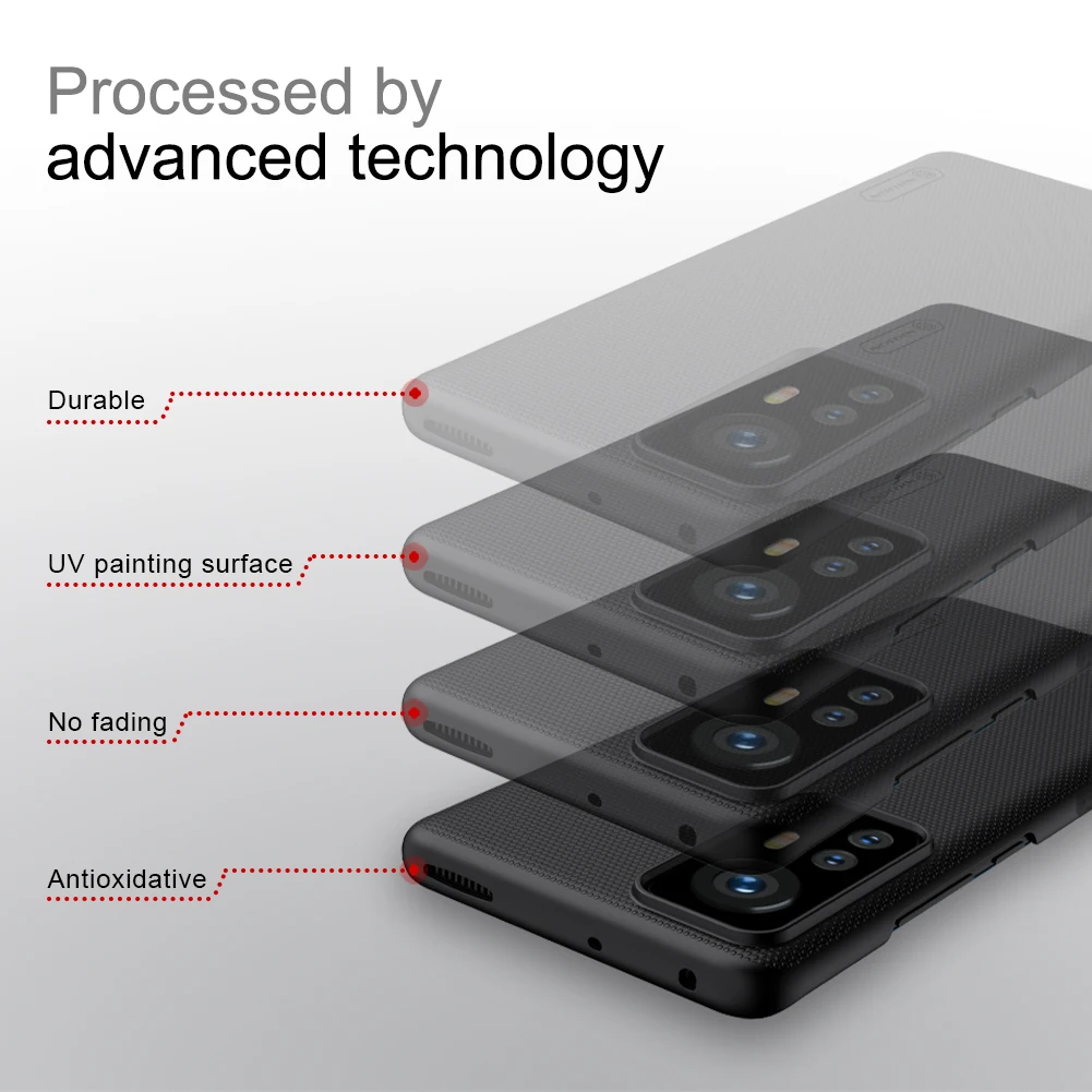 Nillkin Fosco Escudo Case para Xiaomi 12 12x 12s Luxo Capa Protetora Dura - Image 6