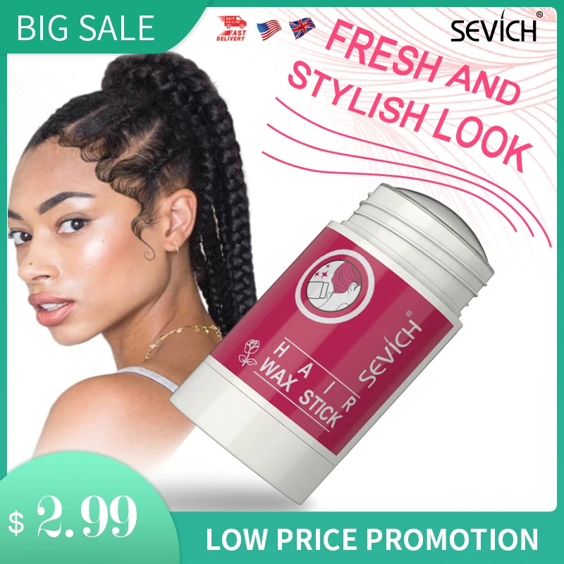 Sevich Non Grasso 30G Rose Hair Edge Control Gel Stick Hair Perfect Hair Line Styling Smooth Frizziy Hair Acconciatura Cera