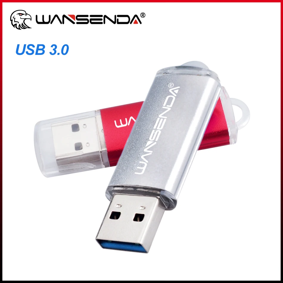 

WANSENDA Mini USB 3.0 Flash Drive 16GB 32GB Pen Drive 64GB 128GB Pendrive External Storage 256GB Thumbdrive Memory Stick