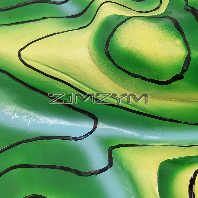 Shool 지리 교육 용품, 등고선 지도 교육 도구용 윤곽 모델