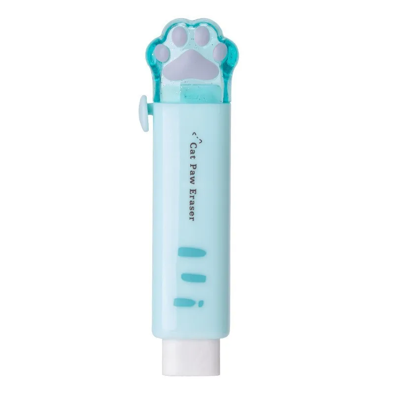 Adorable Kawaii Cat Retractable Eraser - Cute Korean Stationery