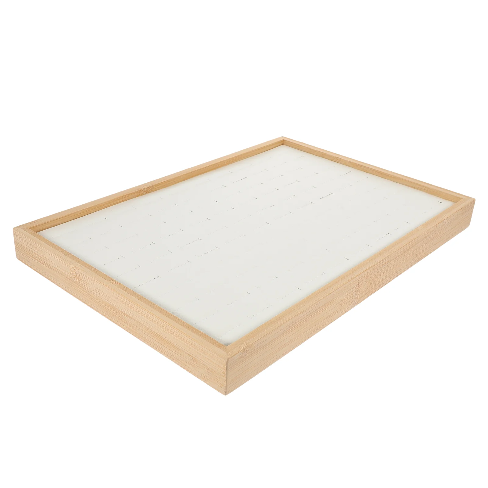 

Ring Display Tray Bamboo Finger Ring Display Tray Jewelry Storage Organizer
