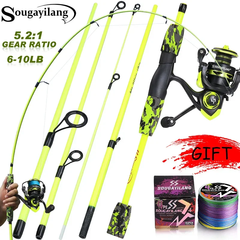 Sougayilang Rod Pod Per Pesca Alla Carpa – 3 Aste, Regolabile In Altezza (30-90 Cm) E Rotazione 360°, Con Borsa E 6 Teste Rest - 2