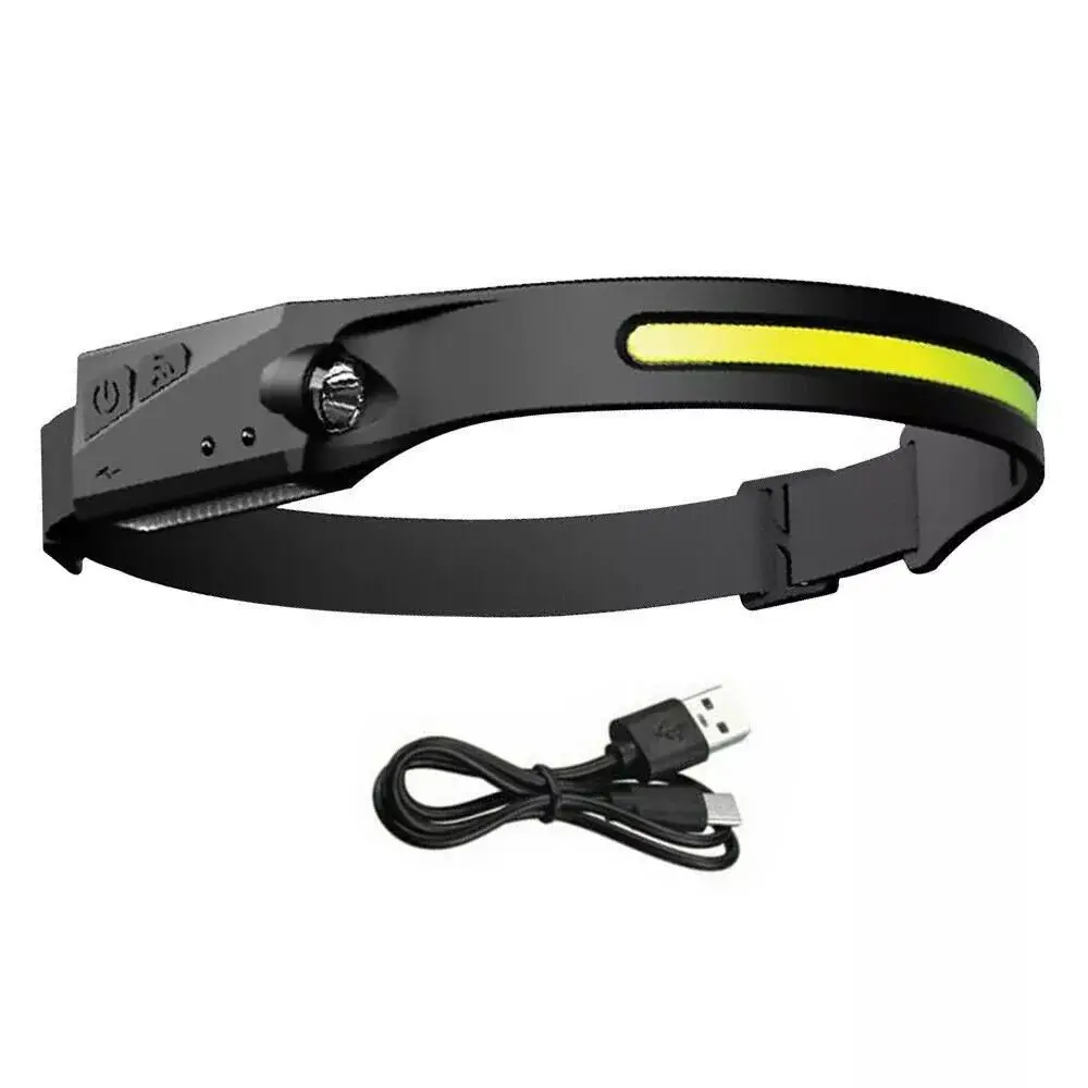 New Othemo 230 Head Light Rechargeable Head-mounted 230&deg; LED Headlamp Lighting Flashlight Night Fishing Headlight Outdoors