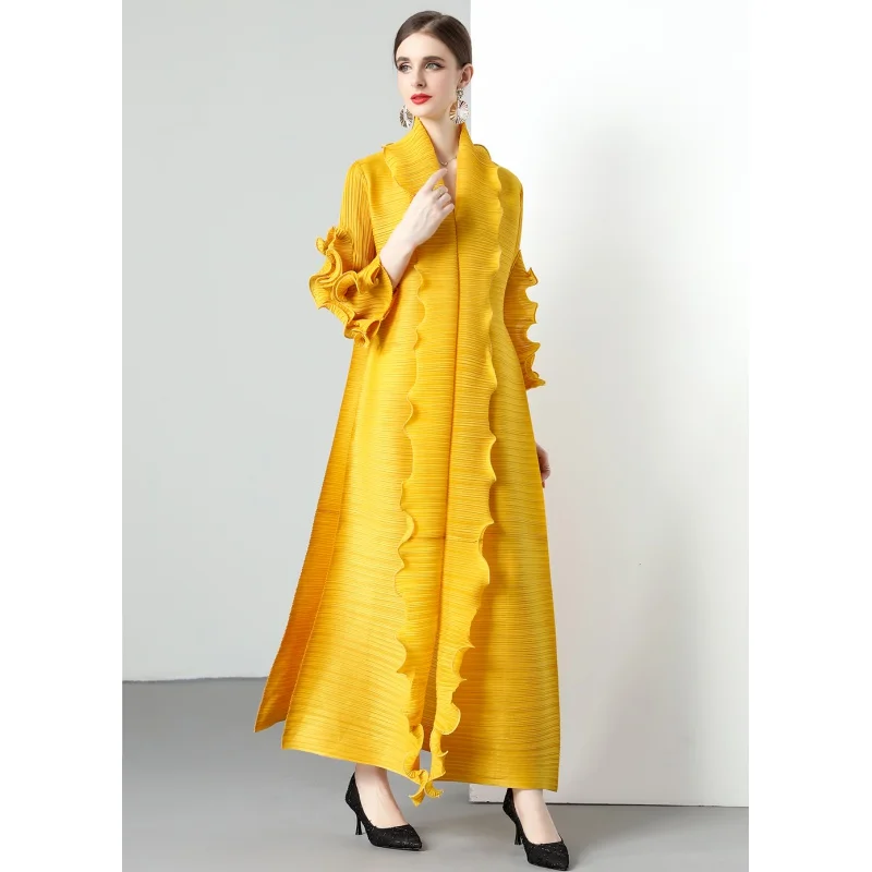 

2023 New Fashion Solid Color Dress Women's Autumn Versatile Half Open Neck Lace up Loose Fit Casual Holiday Dress Vestidos