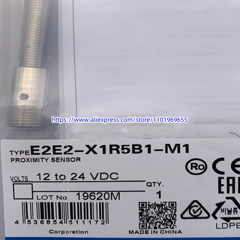 

2PCS New inductive sensor E2EL-X5E2 E2EL-X5E1 E2E2-X1R5B1-M1 E2E2-X4D1-M1GJ