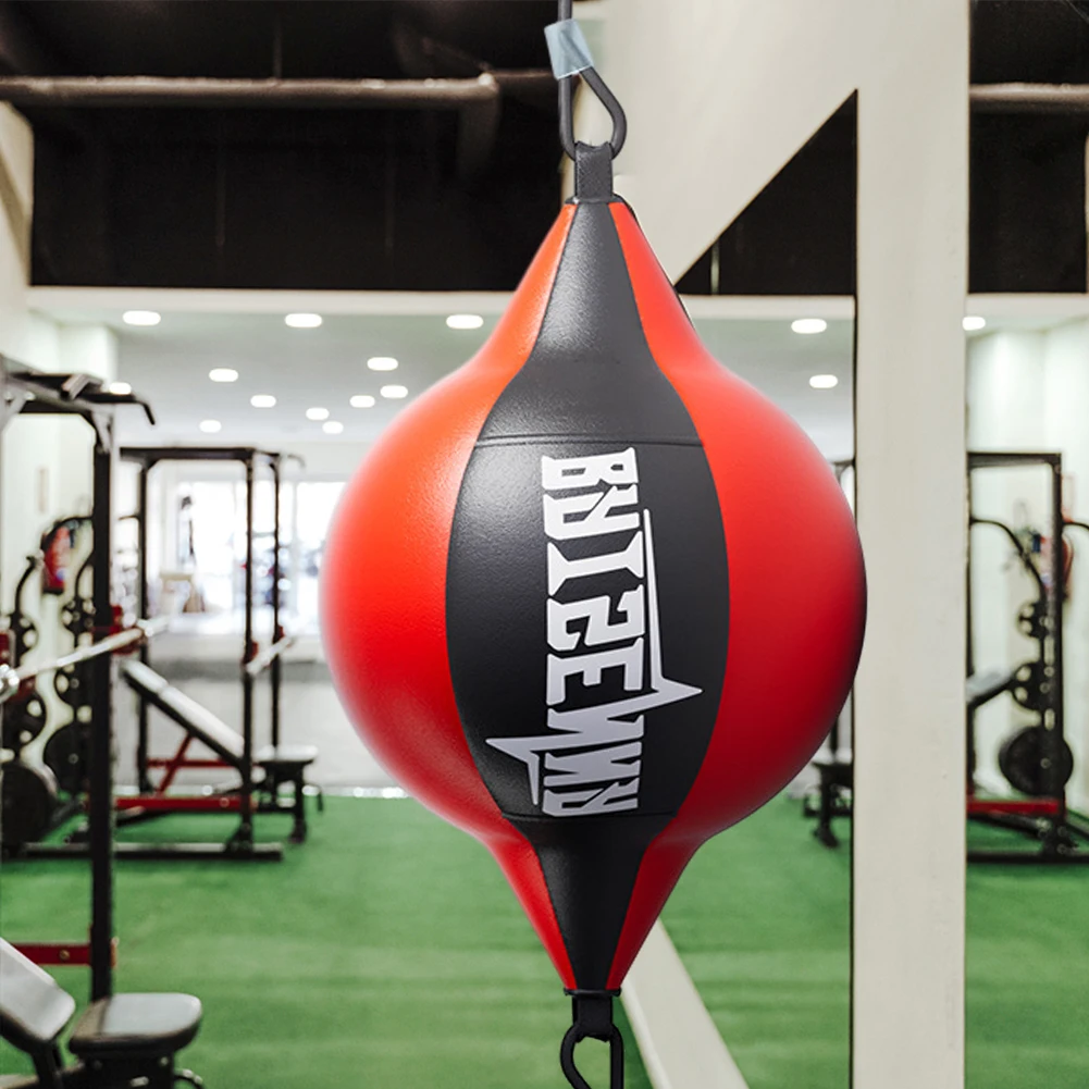 Training Boxing Speed Reaction Ball PU Leather Double End Punching Bag