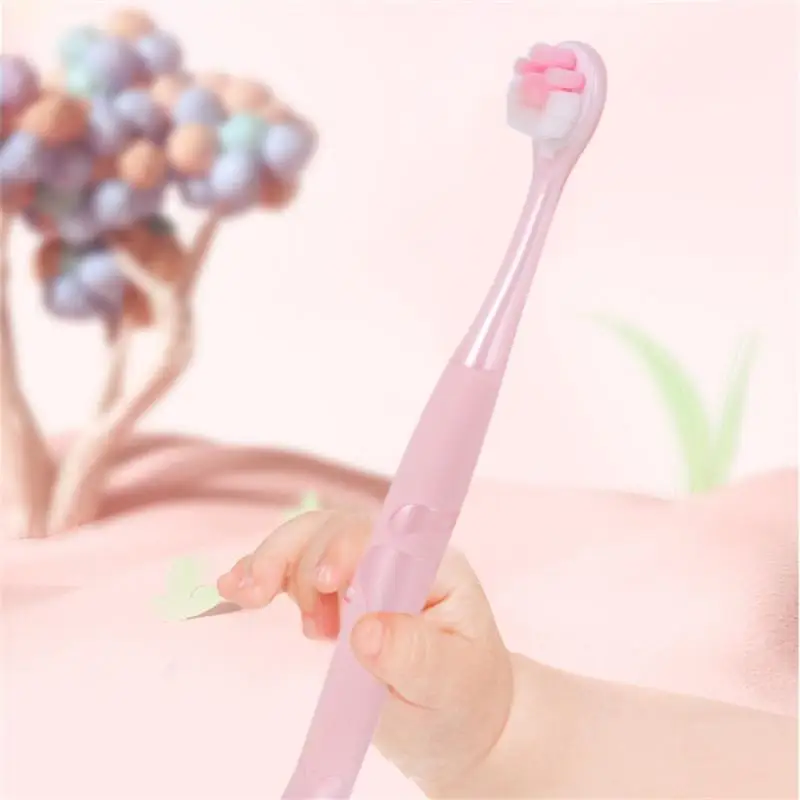 고양이 발톱 손잡이가 미끄러지기 쉬운 부드러운 강모 칫솔, 칫솔, 26.40g 1 개