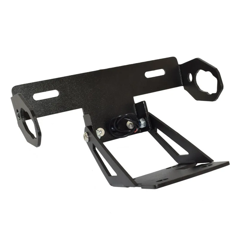 waase For Kawasaki Ninja 650 Z650 License Plate Holder Frame with LED Light Tail Tidy