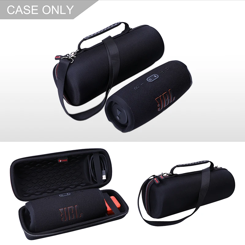 Xanad-estojo Rígido para Jbl Charge Portátil Impermeável Alto-falante Bluetooth sem Fio se Encaixa Cabo Usb e Carregador - Image 6