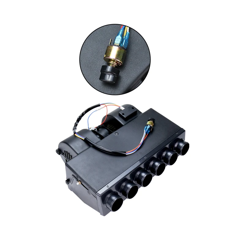 Universal Car Air Heater Truck 12V 24V 6 Hole Water Tank Heater Foot for Classic Mini Bus Van RC Tractor Parts