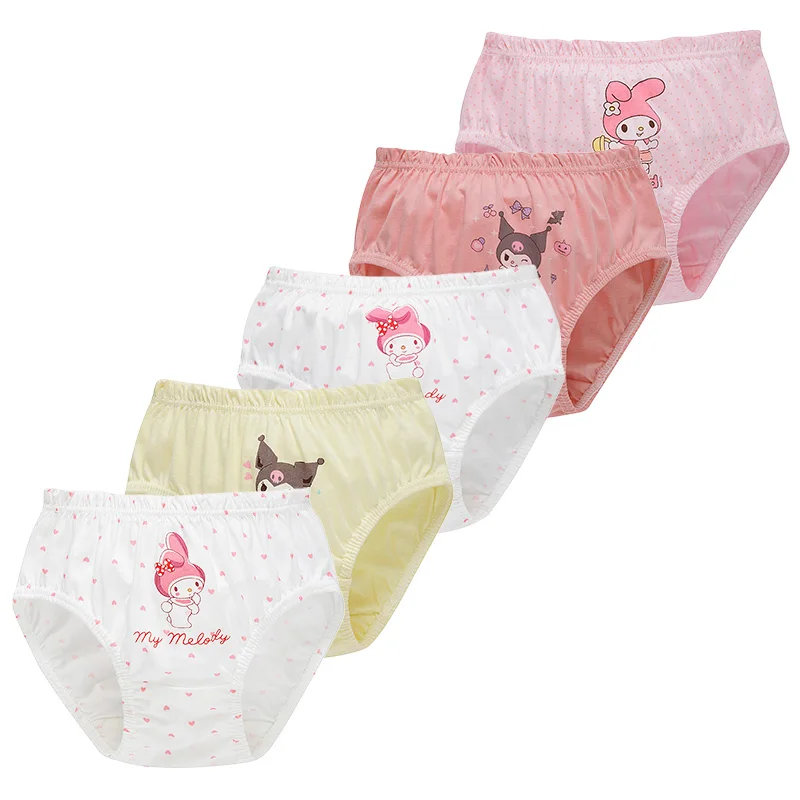 Hello Kitty ensemble de 10 pièces Culottes en coton de dessin animé mignon pour fille – Image 3