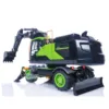 EC380 1:14 RC Hydraulic Excavator RTR Wheeled Remote Control Digger Ripper Clamshell Bucket Construction Truck Model For Aduit 3