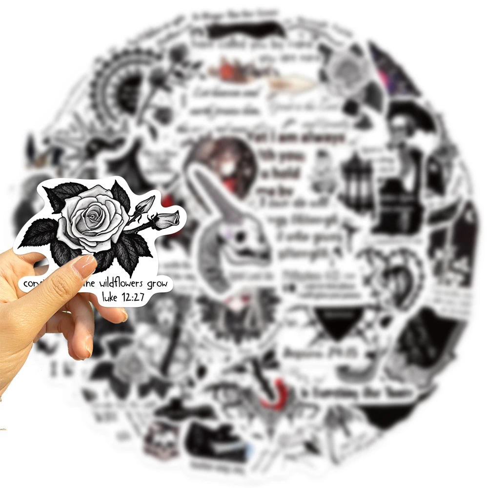 Рисунок 4 - Стикеры аниме в готическом стиле