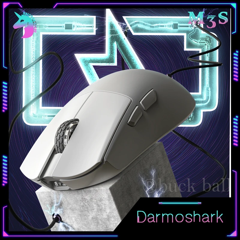 

Darmoshark M3s Gaming Mouse 3 Mode Wireless Mouse Gamer Sensor 26000DPI PAW3395 2000HZ 2.4G USB Bluetooth Wireless Keyboard Gift